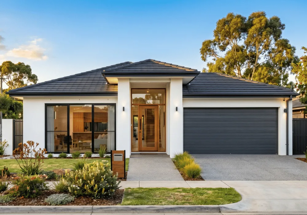 The Harlow – modern single storey home builders Melbourne